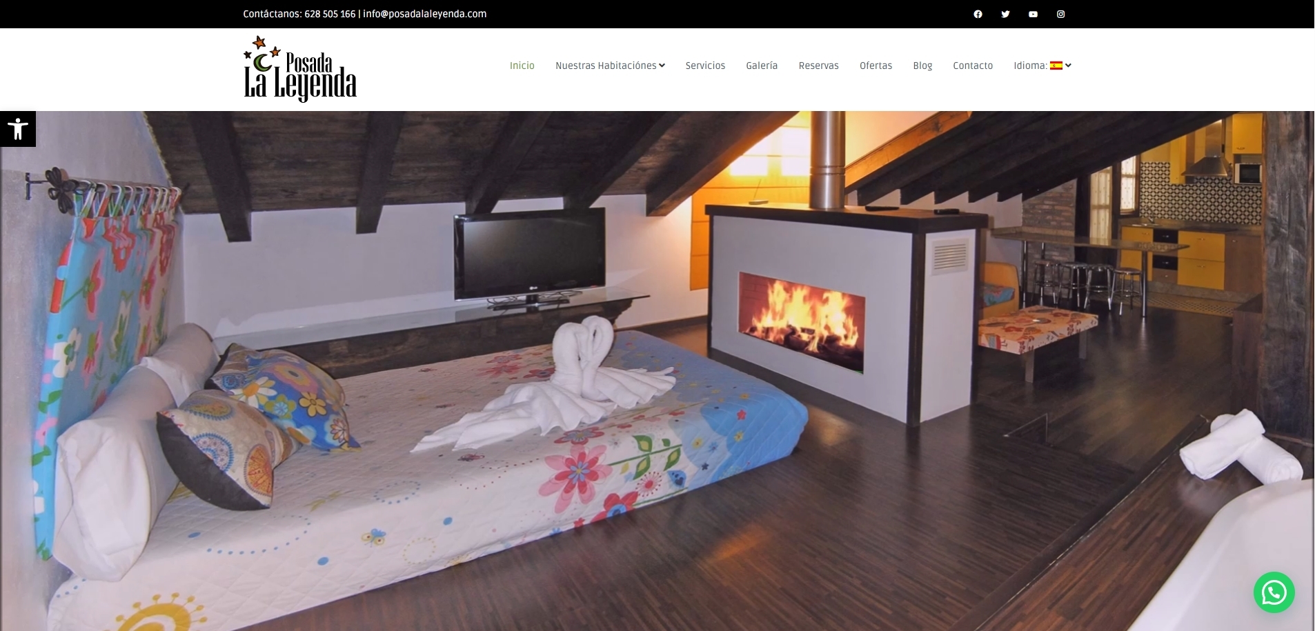 web posada la leyenda