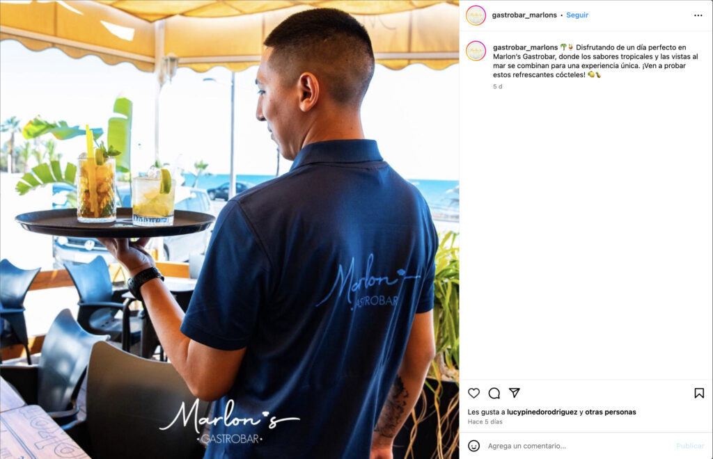marlon gastrobar redes sociales